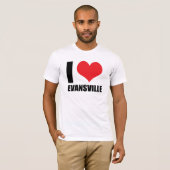 I Liebe Evansville T-Shirt (Vorne ganz)