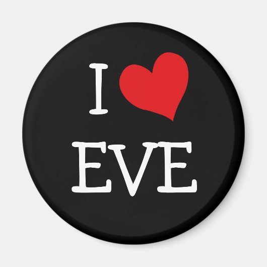 I Liebe Eve Magnet (Vorne)