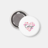 I Liebe Evelyn Magnet (Vorderseite/Rückseite)