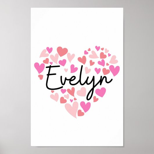 I Liebe Evelyn Poster (Vorne)
