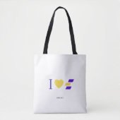 I Liebe Everflow Tote Tasche (Vorderseite)