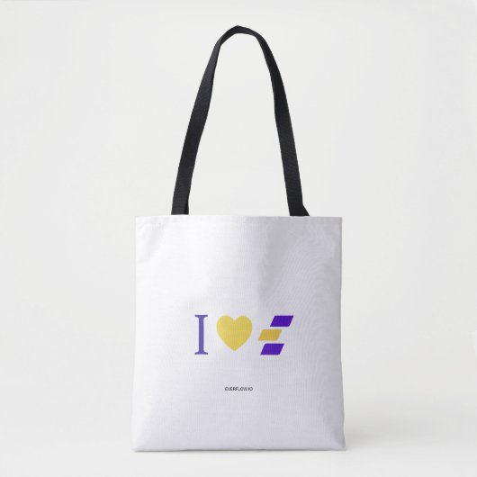 I Liebe Everflow Tote Tasche (Vorderseite)