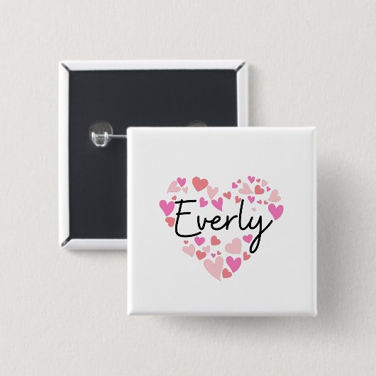 I Liebe Everly ] Button (Vorne & Hinten)