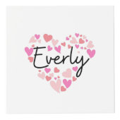 I Liebe Everly ] Würfel (Vorderseite)
