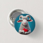 I Liebe Ewe Button (Vorne & Hinten)