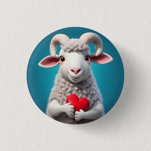 I Liebe Ewe Button (Vorderseite)