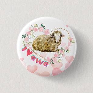 I Liebe Ewe Button