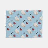 I Liebe Ewe Fleecedecke (Vorderseite (Horizontal))