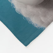 I Liebe Ewe Fleecedecke (Ecke)