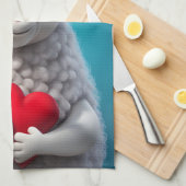 I Liebe Ewe Geschirrtuch (Viertel Falte)