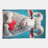 I Liebe Ewe Geschirrtuch (Horizontal)