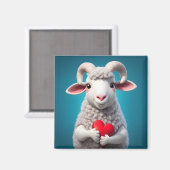 I Liebe Ewe Magnet (Vorderseite/Rückseite)