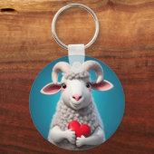 I Liebe Ewe Schlüsselanhänger (Vorderseite)
