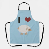 I Liebe Ewe Schürze (Vorderseite)