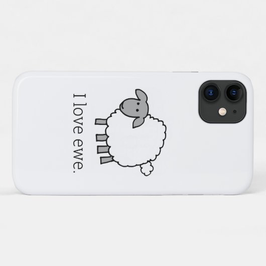 I Liebe Ewe Sheffield Case (Rückseite (Horizontal))