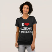 I Liebe Exchange Students T-Shirt (Vorne ganz)