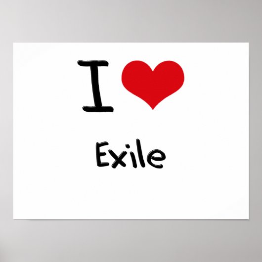 I Liebe Exil Poster (Vorne)