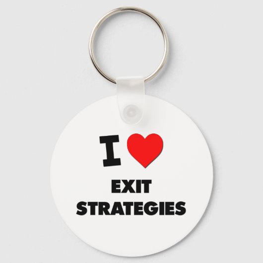 I Liebe Exit Strategies Schlüsselanhänger (Vorderseite)