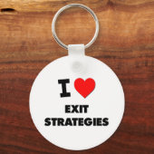 I Liebe Exit Strategies Schlüsselanhänger (Vorderseite)
