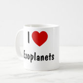 I Liebe Exoplanten Kaffeetasse (Vorderseite Links)