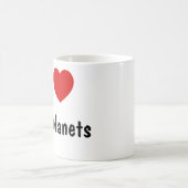 I Liebe Exoplanten Kaffeetasse (Mittel)