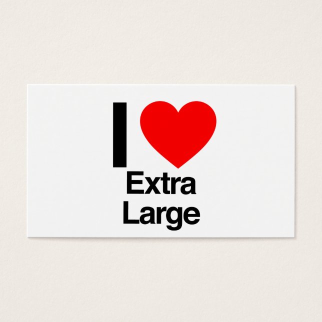 i Liebe extra groß (Vorderseite)