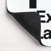 i Liebe extra groß Mousepad (Ecke)