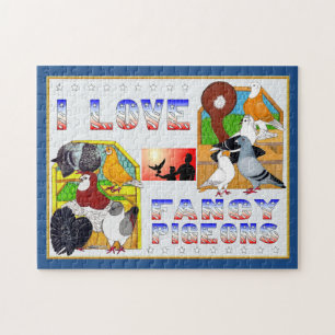 I Liebe-extravagante Tauben! Puzzle