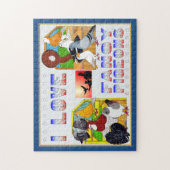 I Liebe-extravagante Tauben! Puzzle (Vertikal)