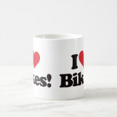 I Liebe-Fahrräder! Kaffeetasse (Mittel)