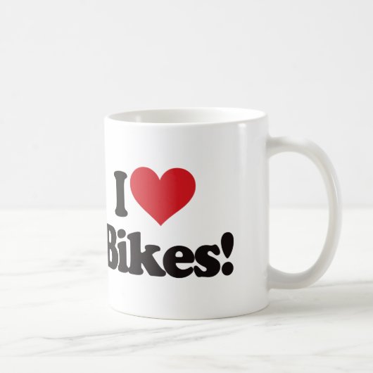 I Liebe-Fahrräder! Kaffeetasse (Rechts)