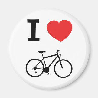 I Liebe Fahrräder Magnet