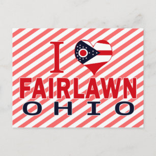 I Liebe Fairlawn, Ohio Postkarte