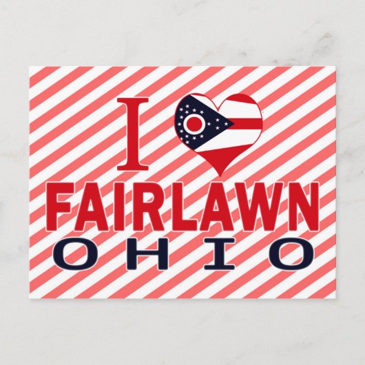 I Liebe Fairlawn, Ohio Postkarte (Vorderseite)