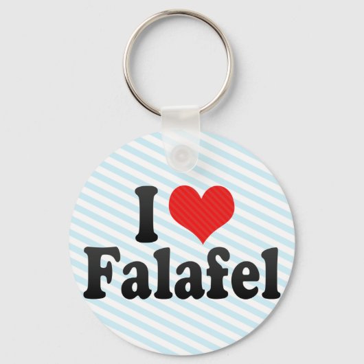 I Liebe Falafel Schlüsselanhänger (Vorderseite)