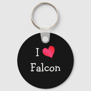 I Liebe Falcon Schlüsselanhänger