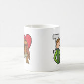 I Liebe Falconry Kaffeetasse (Mittel)