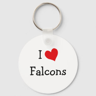 I Liebe Falcons Schlüsselanhänger