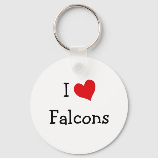 I Liebe Falcons Schlüsselanhänger (Vorderseite)