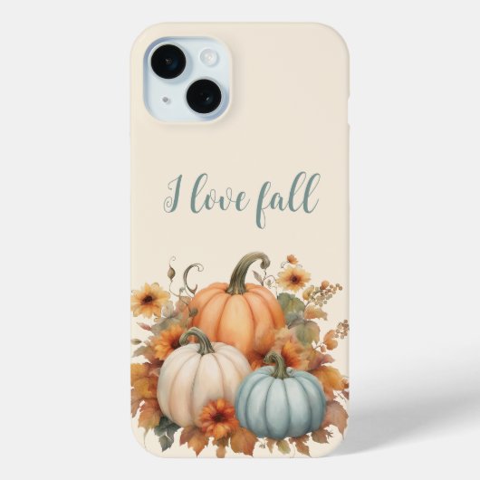 I Liebe Fall Pumpkin Case-Mate iPhone Hülle (Rückseite)