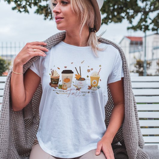 I Liebe Fall | Pumpkin Gewürz Latte T-Shirt