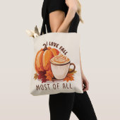 I Liebe Fall - Pumpkin und Pumpkin GewürzLatte Tasche (Von Nahem)