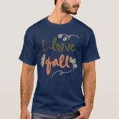 "I Liebe Fall" T-Shirt (Vorderseite)
