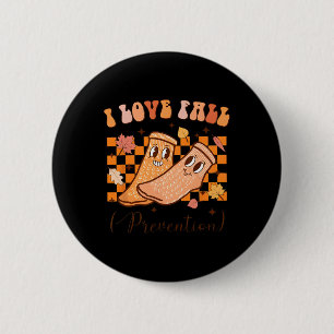 I Liebe fallen Präventions-Fall-Erntedank Krankens Button