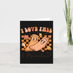 I Liebe fallen Präventions-Fall-Erntedank Krankens Karte
