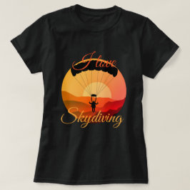 I Liebe Fallschirmspringen Fallschirmspringen T-Shirt