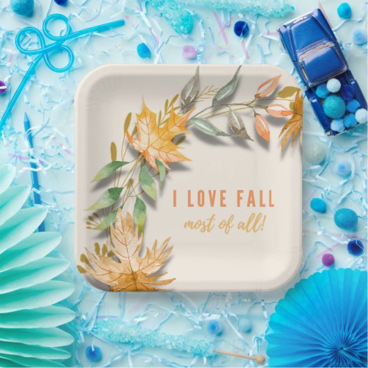 I Liebe fällt am häufigsten Pappteller (Party)