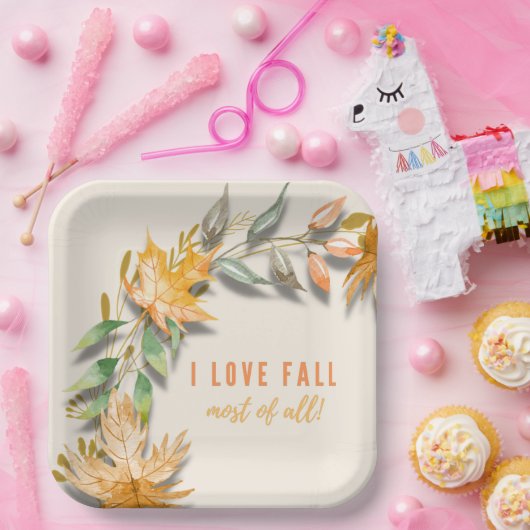 I Liebe fällt am häufigsten Pappteller (Party)