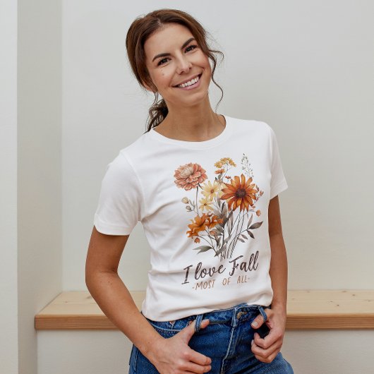 I Liebe fällt am meisten, Herbst Shirt, Fall T-Shirt