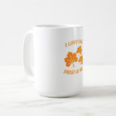 I Liebe fällt am meisten Kaffeetasse (Vorderseite Links)